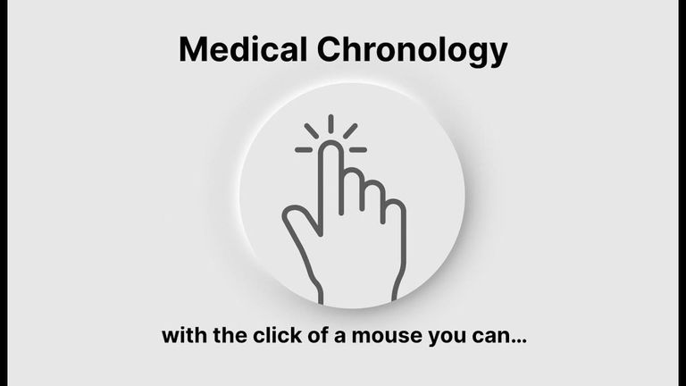Medical Chronology Click-of-a-Mouse | Excelas, LLC